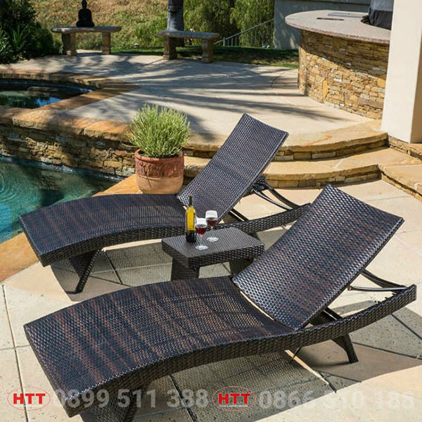 Bàn ghế khách sạn - resort HTT003