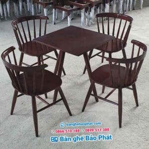 Ghế Lyla 9 nan BGGBP005 13 Ghe lyla 9 nan go mau nau