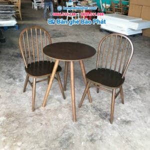 Bộ bàn ghế cafe windsor