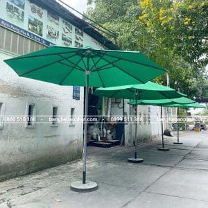 Dù tròn chính tâm 3m DCTBP004 10 Dù chính tâm 3m màu xanh lá