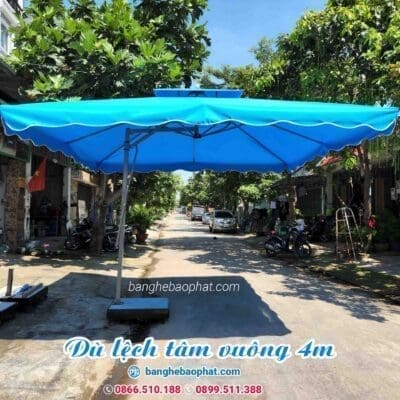 Dù lệch tâm vuông 4m x 4m giá xưởng