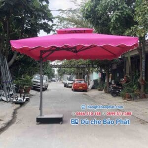 Dù lệch tâm vuông cao cấp DCBP006 9 Dù lệch tâm vuông cao cấp DCBP006 có nhiều màu sắc và kích thước giúp bạn dễ lựa chọn