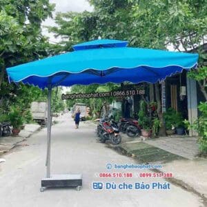 Dù lệch tâm vuông sân vườn BP009 19 Dù lệch tâm vuông sân vườn Bảo Phát BP009 thiế kế đẹp và độ đáo
