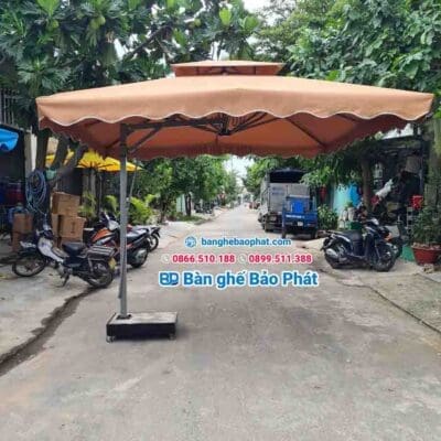 Dù lệch tâm vuông sân vườn Bảo Phát BP009