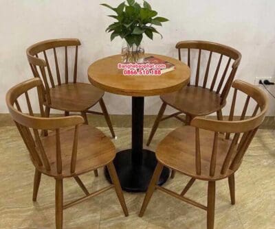 ghế cafe gỗ lyla 9 nan