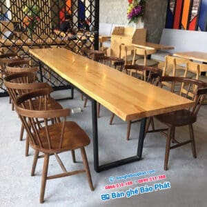 Ghế Lyla 9 nan BGGBP005 10 ghế gỗ cafe lyla 9 nan