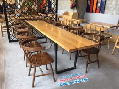 ghế gỗ cafe lyla 9 nan