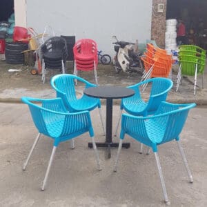 Ưu điểm nổi bật của ghế nhựa cafe chân nhôm GNBP003