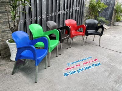 ghế nữ hoàng cafe ghế nhựa chân inox giá rẻ