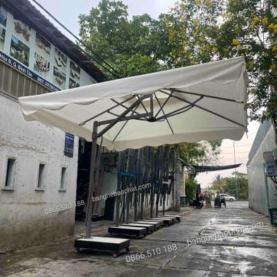 Lưu ý khi dùng dù lệch tâm vuông 3m x 3m
