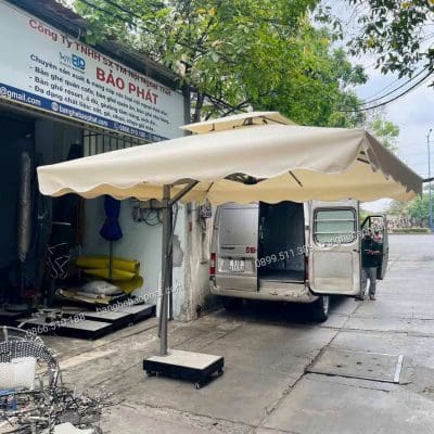 Nơi bán dù lệch tâm vuông 3m x 3m