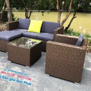 Sofa mây nhựa ngoài trời Bảo Phát SFMNBP001 8 sofa may nhua ngoai troi 3