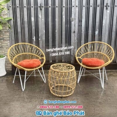 Bàn ghế ban công nhỏ đẹp BP007