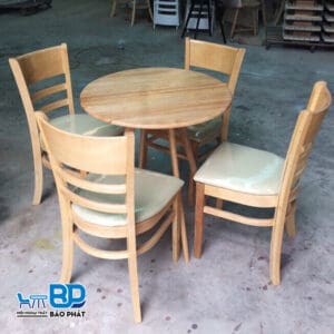 Bộ bàn ghế cabin quán trà sữa BGTSBP001