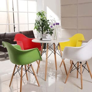 Bộ bàn ghế quán trà sữa Eames daw