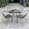 bàn ghế sắt cafe bảo phát 002