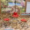 Xích đu mây nhựa cánh hoa XĐMNBP006 8 Xích đu mây nhựa cánh hoa XĐMNBP006