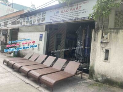 Nơi bán ghế hồ bơi mây nhựa GHBBP006