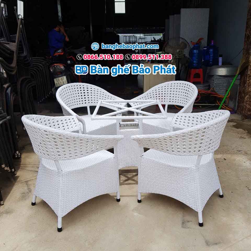 Thanh lý bàn ghế cafe tại Nha Trang giá rẻ chất lượng cao 34 Thanh lý bàn ghế cho quán cafe tại Nha Trang từ mây nhựa đẹp