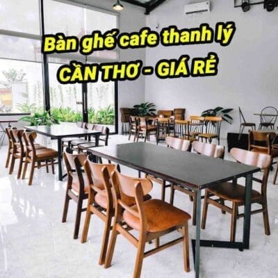 Bàn ghế cafe thanh lý Cần Thơ