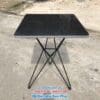 bàn cafe chân sắt mặt đá bảo phát 002