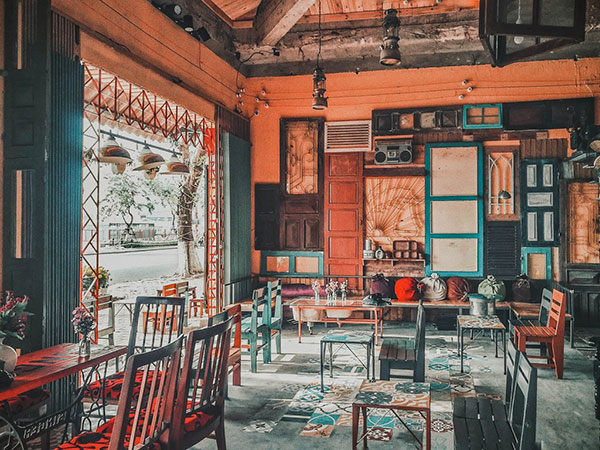 Mẫu ghế cafe Vintage đẹp