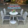 Bộ bàn ghế cafe sắt sơn tĩnh điện ghế sắt tăm BGBP001 18 bàn ghế cafe sắt sơn tĩnh điện