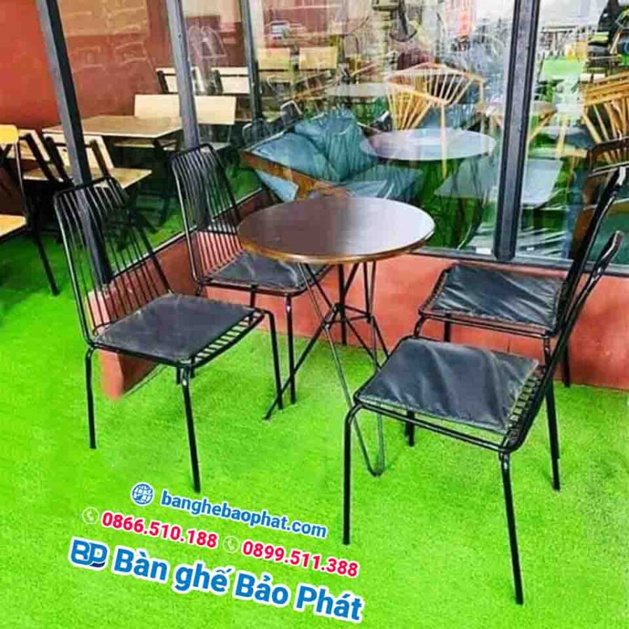 Ghế sắt cafe giá rẻ Bình Phước