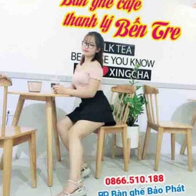 Bàn ghế cafe thanh lý Bến Tre