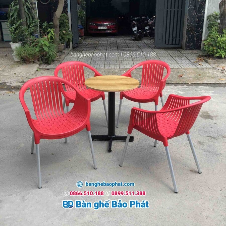 Mua bán bàn ghế cafe thanh lý Cà Mau giá rẻ uy tín 100%. 15 Ghế nhựa cafe thanh lý Cà Mau