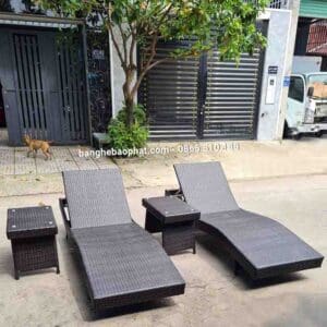 Ghế hồ bơi nhựa giả mây GHBBP002 19 Ghế hồ bơi nhựa giả mây GHBNGMBP002