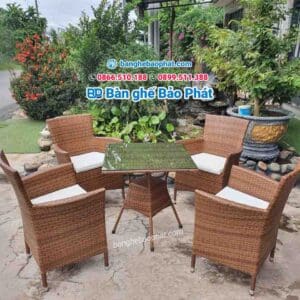 ghế diana mây nhựa