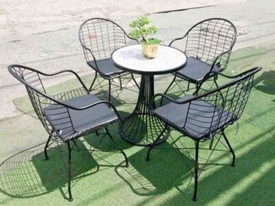 Bàn ghế sắt cafe Bảo Phát BGSBP010 - Ảnh 3