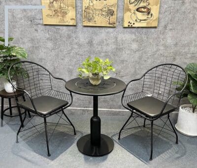 Bàn ghế sắt cafe Bảo Phát BGSBP010 - Ảnh 4