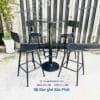 Bàn ghế bar chân sắt mặt sắt cnc BGBBP003 19 Ghế bar chân sắt mặt sắt CNC