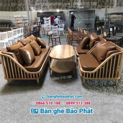 Sofa KBH sofa gỗ hiện đại