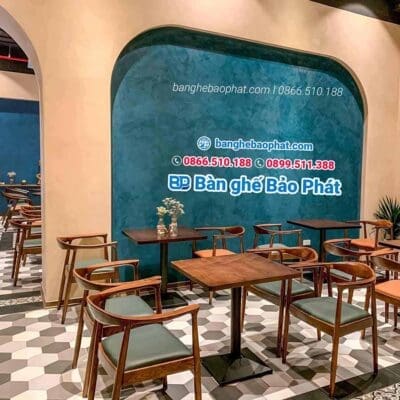bàn ghế cafe mẫu ghế kennedy