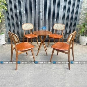 Bộ bàn ghế secco gỗ BGGBP026