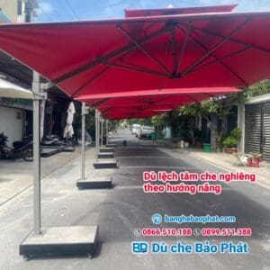 Dù che nắng tán dù nghiêng DLTNBP011 8 Dù che nắng tán dù nghiêng khugn dù chắc chắn