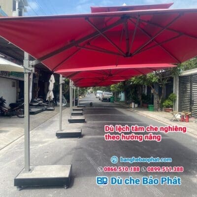 Dù che nắng tán dù nghiêng khugn dù chắc chắn
