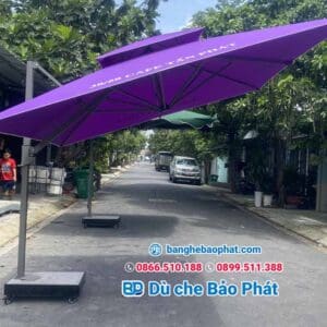 Dù lệch tâm nghiêng 3m màu tím DLTNBP010 12 du lech tam nghieng 3m 4