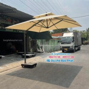 Dù lệch tâm nghiêng che theo hướng nắng DLTNBP016 12 Dù lệch tâm nghiêng che xéo theo hướng nắng