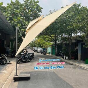 Dù lệch tâm nghiêng che theo hướng nắng DLTNBP016 11 Dù lệch tâm nghiêng che xéo theo hướng nắng