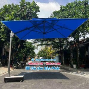 Dù lệch tâm nghiêng giá rẻ DLTNBP001 11 Dù lệch tâm nghiêng màu xanh dương