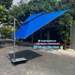 Dù lệch tâm nghiêng giá rẻ DLTNBP001 10 Dù lệch tâm nghiêng màu xanh dương