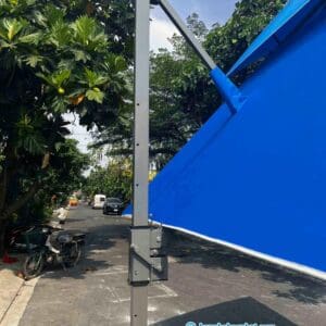 Dù lệch tâm nghiêng giá rẻ DLTNBP001 12 Dù lệch tâm nghiêng màu xanh dương