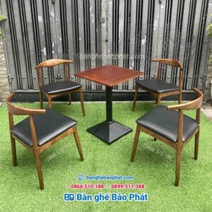 Ghế bull gỗ nệm