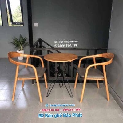 Ghế gỗ neva có tay