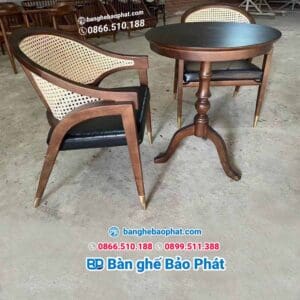 Bộ ghế Wormley gỗ Ash BGGBP015 11 Ghế gỗ wormley chân bộc đồng
