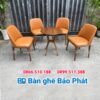 Bộ ghế grace không tay gỗ nệm BGGBP023 17 Ghế grace không tay gỗ nệm